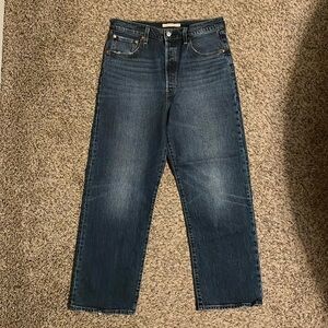 Levi ribcage straight ankle jeans -size 31